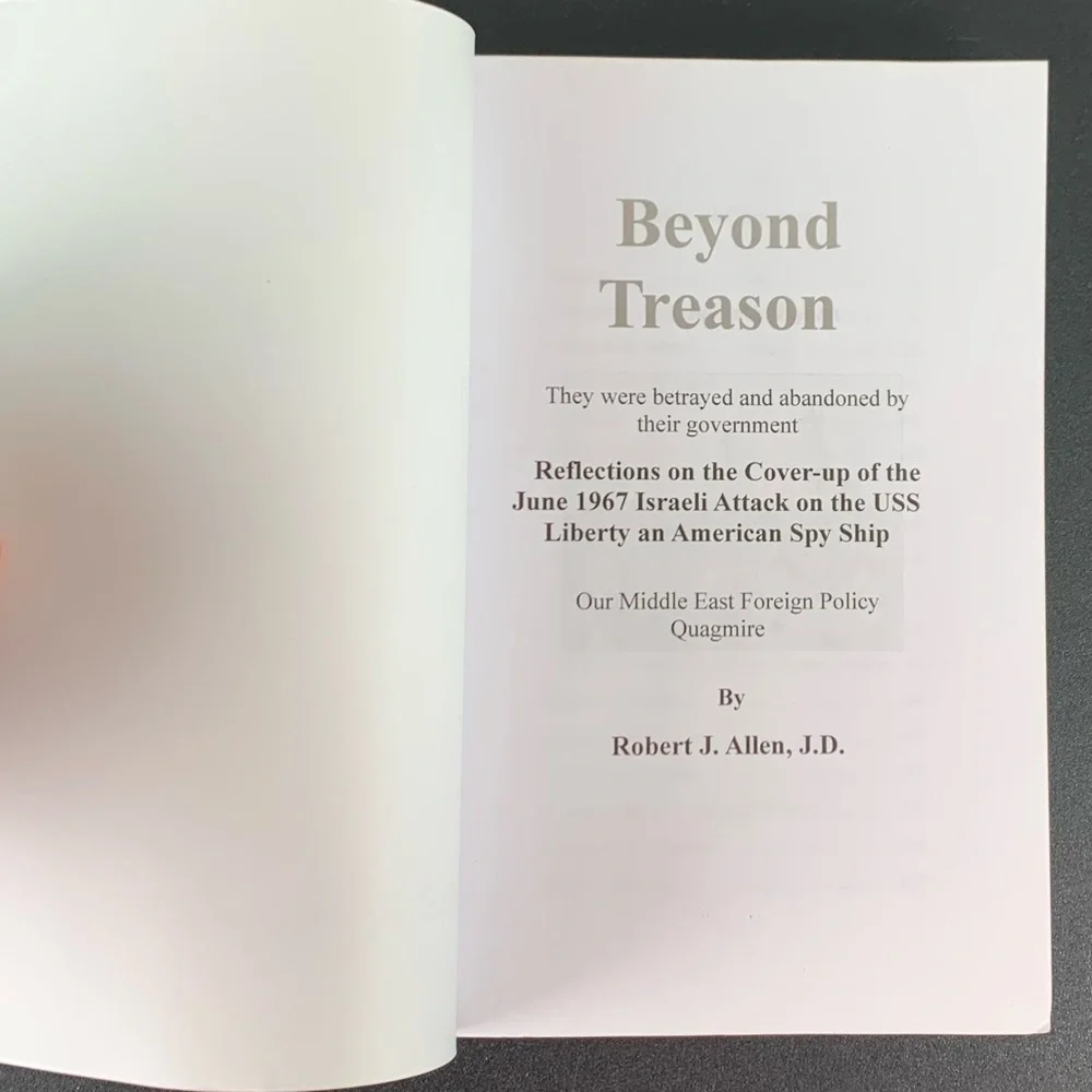 Beyond Treason by Robert J. Allen. 2012.